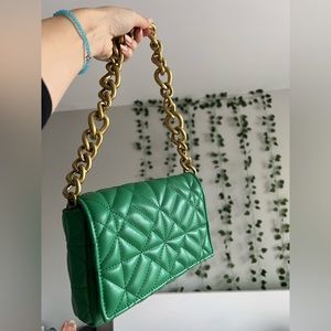 Zara quilted chain purse